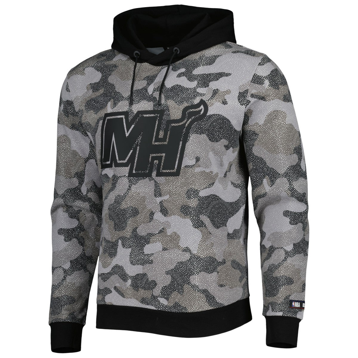 Miami Heat Hugo Boss Camo Pullover Hoodie Black
