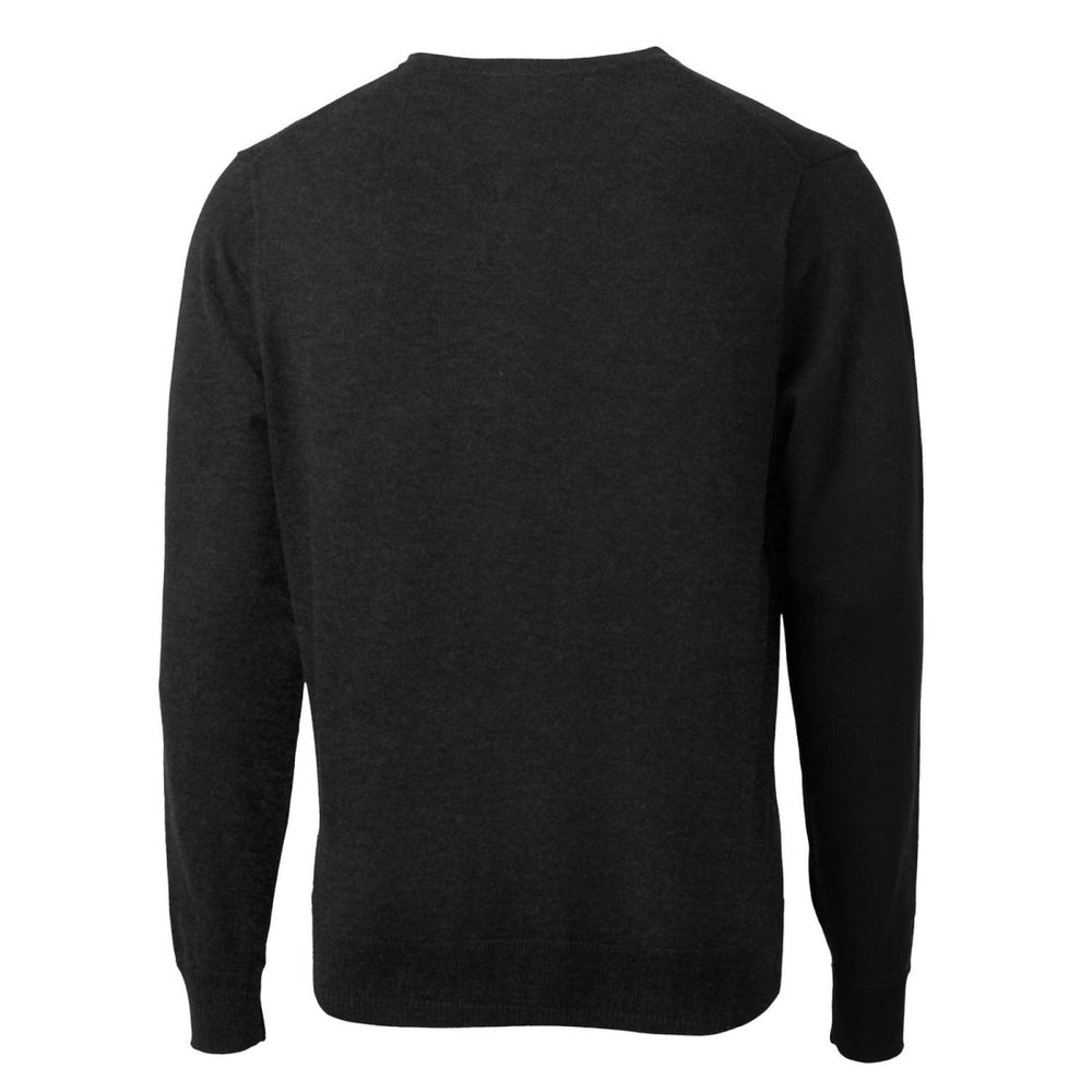 Detroit Lions Cutter & Buck Throwback Logo Lakemont Tri-Blend Big & Tall V-Neck Pullover Sweater Black