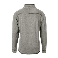 Miami Dolphins Cutter & Buck Mainsail Sweater-Knit Big & Tall Half-Zip Pullover Jacket Heather Gray