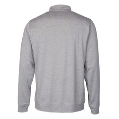 Atlanta Falcons Cutter & Buck Stealth Heathered Big & Tall Throwback Logo Quarter-Zip Pullover Top Gray