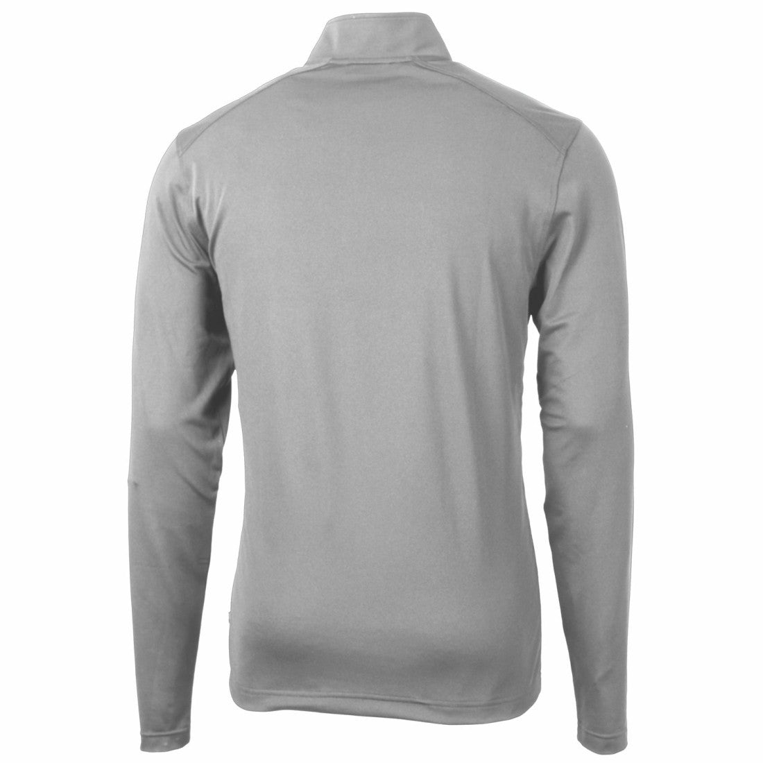 Detroit Lions Cutter & Buck Throwback Logo Virtue Eco Pique Recycled Quarter-Zip Big & Tall Pullover Top Gray