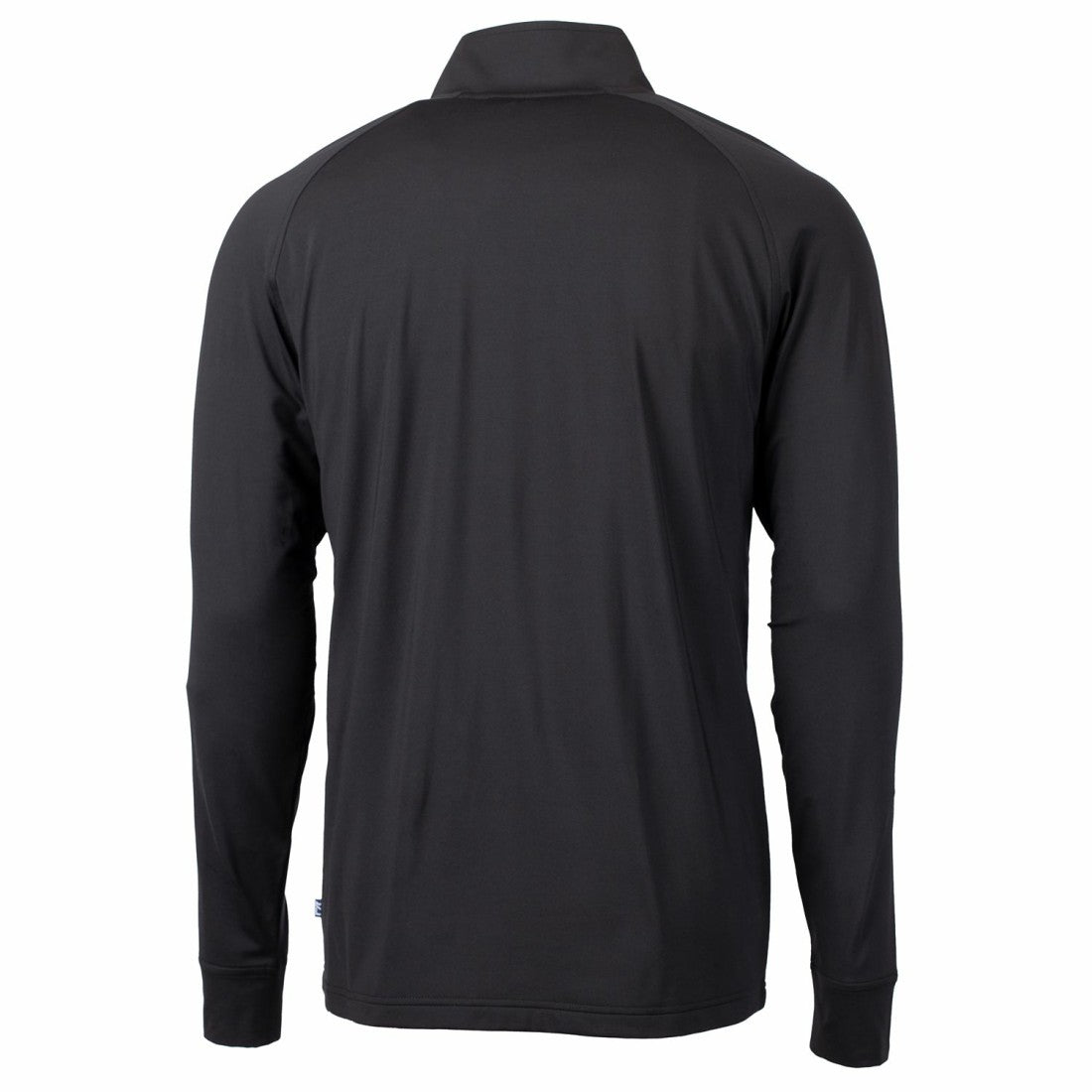 Green Bay Packers Cutter & Buck Adapt Eco Knit Stretch Recycled Quarter-Zip Throwback Pullover Top Black