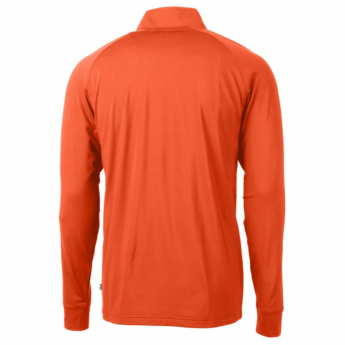 Tampa Bay Buccaneers Cutter & Buck Adapt Eco Knit Stretch Recycled Quarter-Zip Throwback Pullover Top Orange