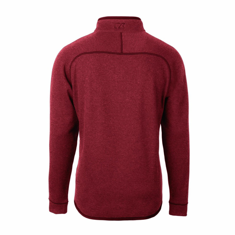 Tampa Bay Buccaneers Cutter & Buck Mainsail Sweater-Knit Half-Zip Pullover Jacket Red