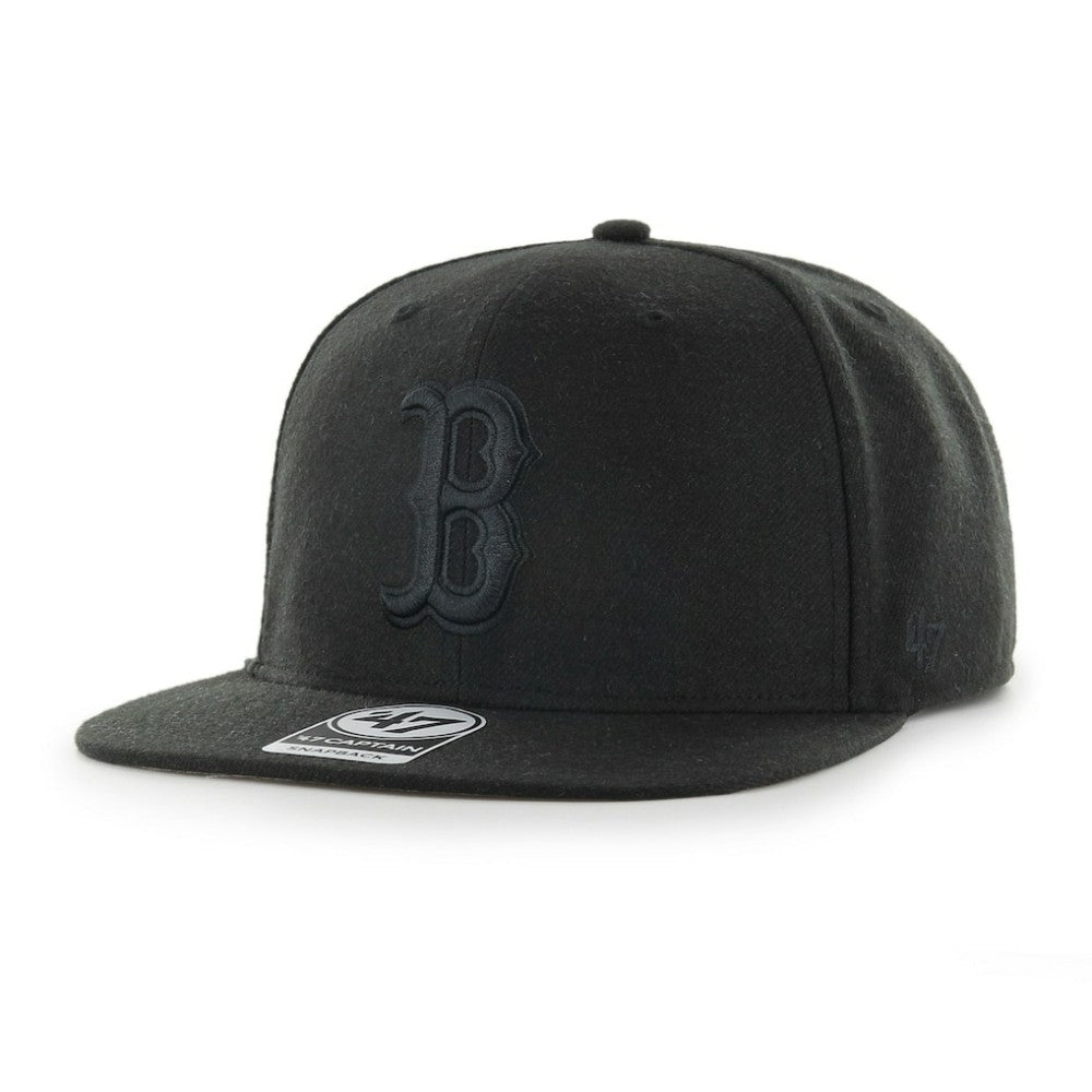 Boston Red Sox '47 Primary Team Logo Snapback Adjustable Hat – Black Hats
