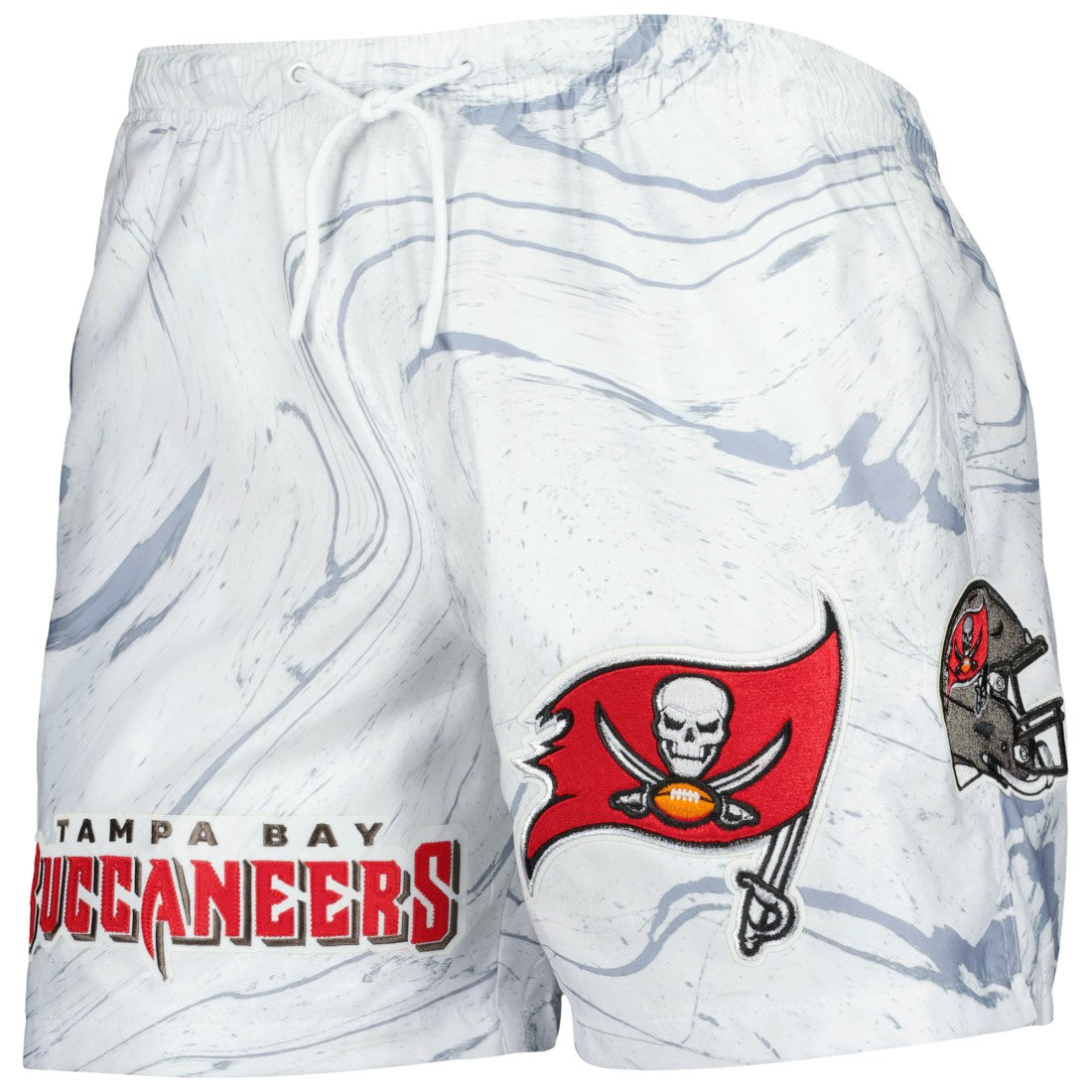 Tampa Bay Buccaneers Pro Standard Allover Marble Print Shorts White