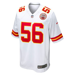 George Karlaftis Kansas City Chiefs Away Game Player Jersey White