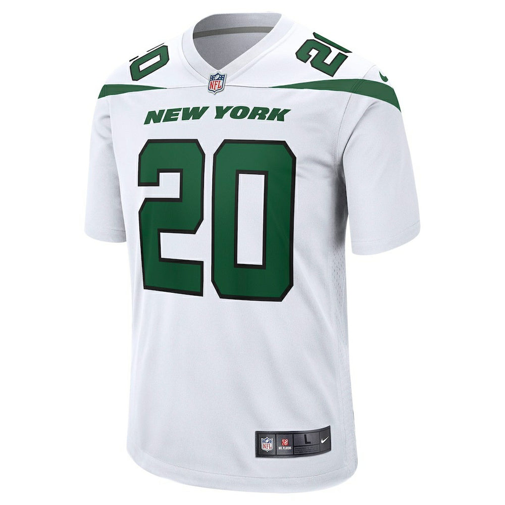 Breece Hall New York Jets Away Game Player Jersey White