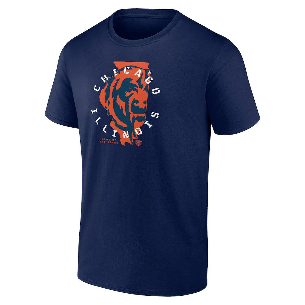 Chicago Bears Route Runner T-Shirt Navy
