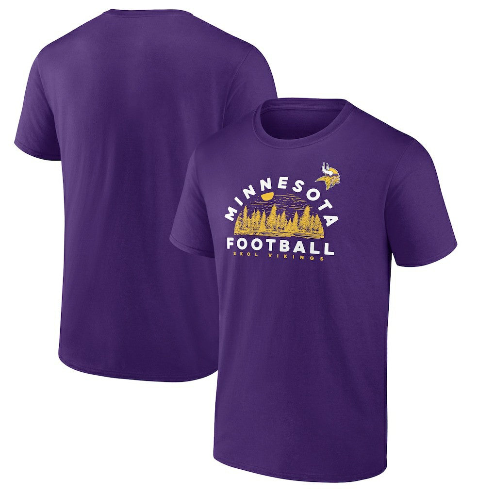 Minnesota Vikings Route Runner T-Shirt Purple