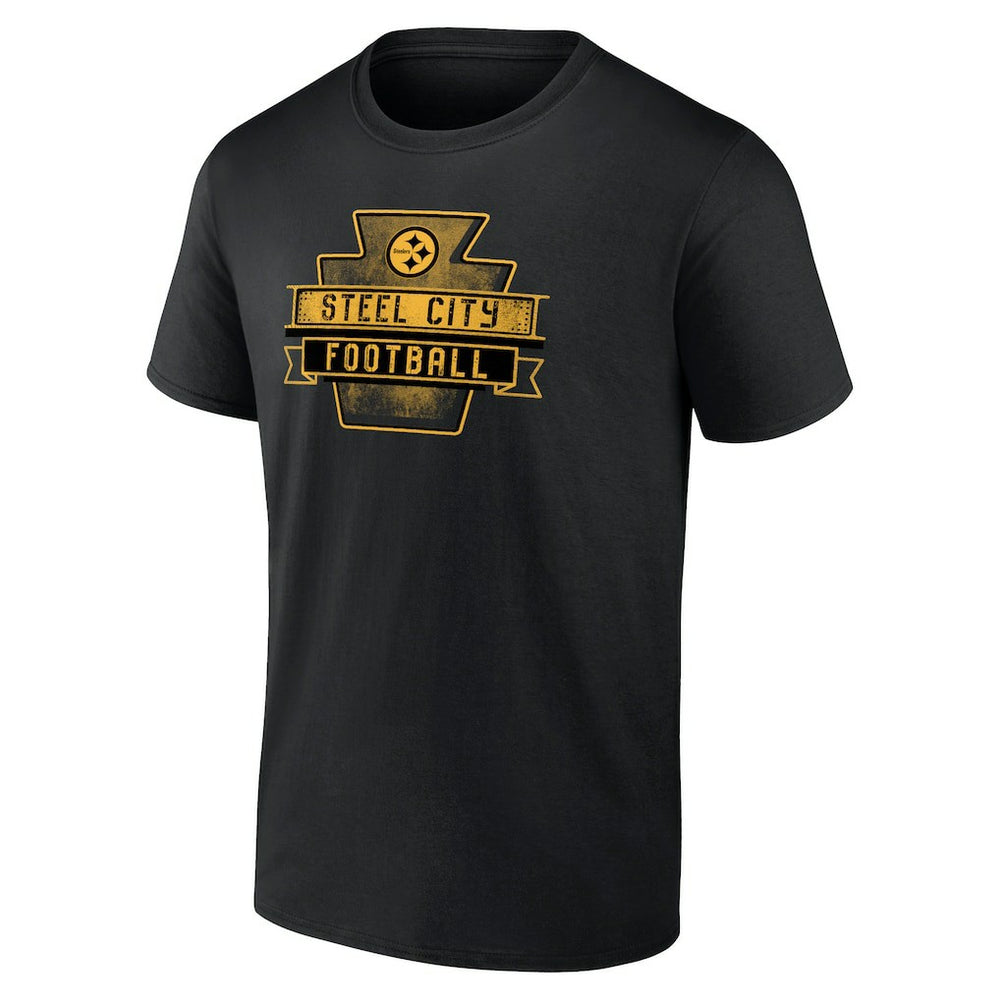 Pittsburgh Steelers Route Runner T-Shirt Black
