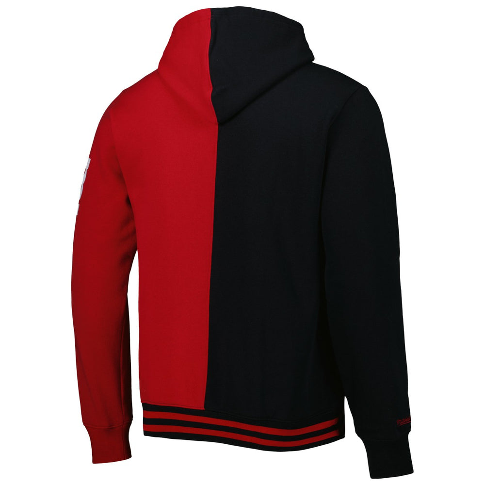 Miami Heat Hardwood Classics Split Pullover Hoodie Black/Red