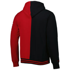 Miami Heat Hardwood Classics Split Pullover Hoodie Black/Red