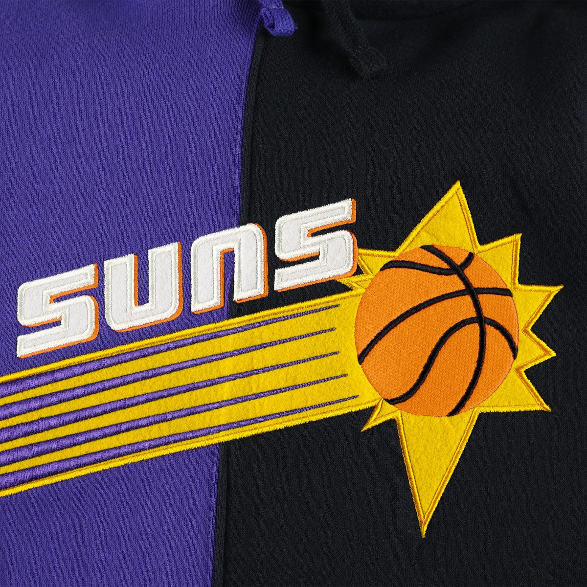 Phoenix Suns Hardwood Classics Split Pullover Hoodie Purple/Black