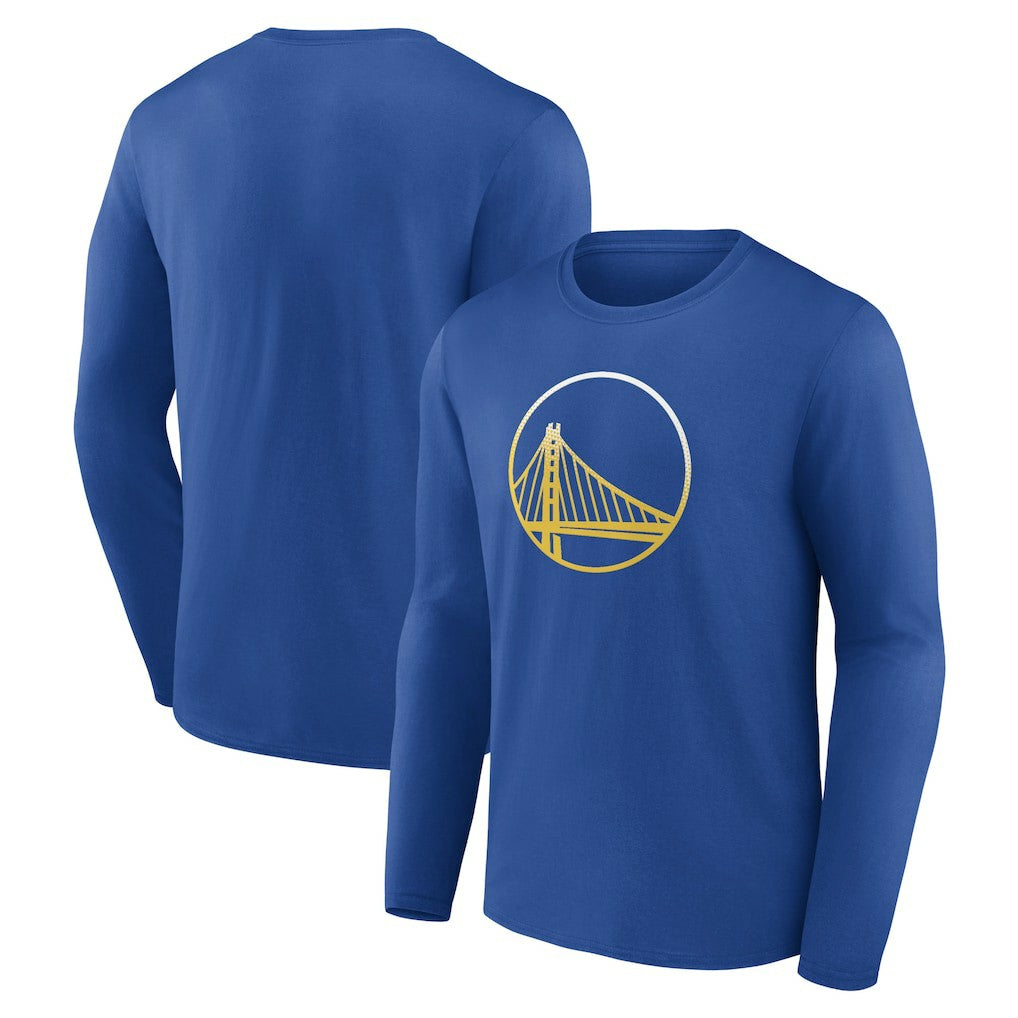 Golden State Warriors Gradient Logo Long Sleeve T-Shirt Royal