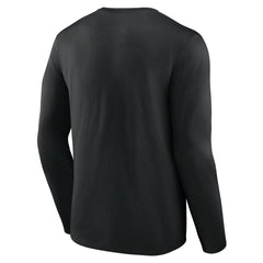 Portland Trail Blazers Gradient Logo Long Sleeve T-Shirt Black