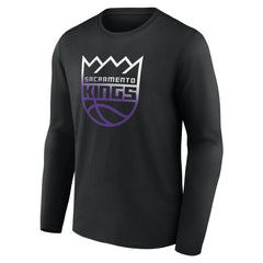 Sacramento Kings Gradient Logo Long Sleeve T-Shirt Black
