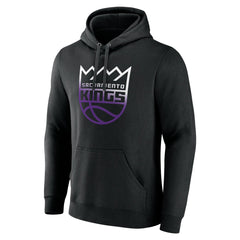 Sacramento Kings Gradient Logo Pullover Hoodie Black