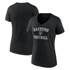 Las Vegas Raiders Victory Arch V-Neck T-Shirt Black