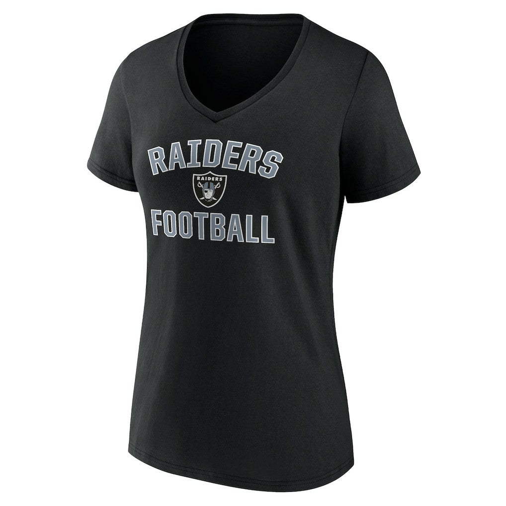 Las Vegas Raiders Victory Arch V-Neck T-Shirt Black