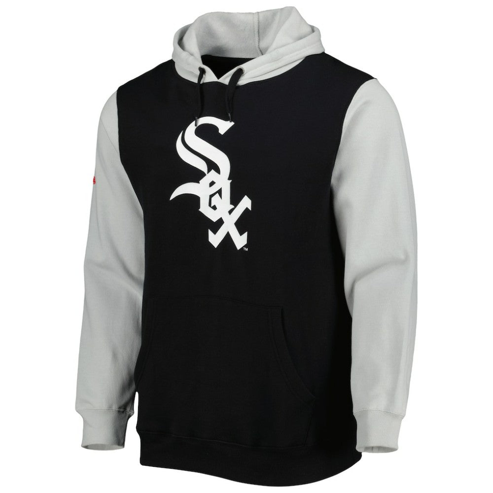Chicago White Sox Stitches Team Pullover Hoodie - Black/Gray Hoodies