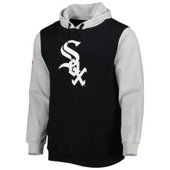 Chicago White Sox Stitches Team Pullover Hoodie - Black/Gray Hoodies