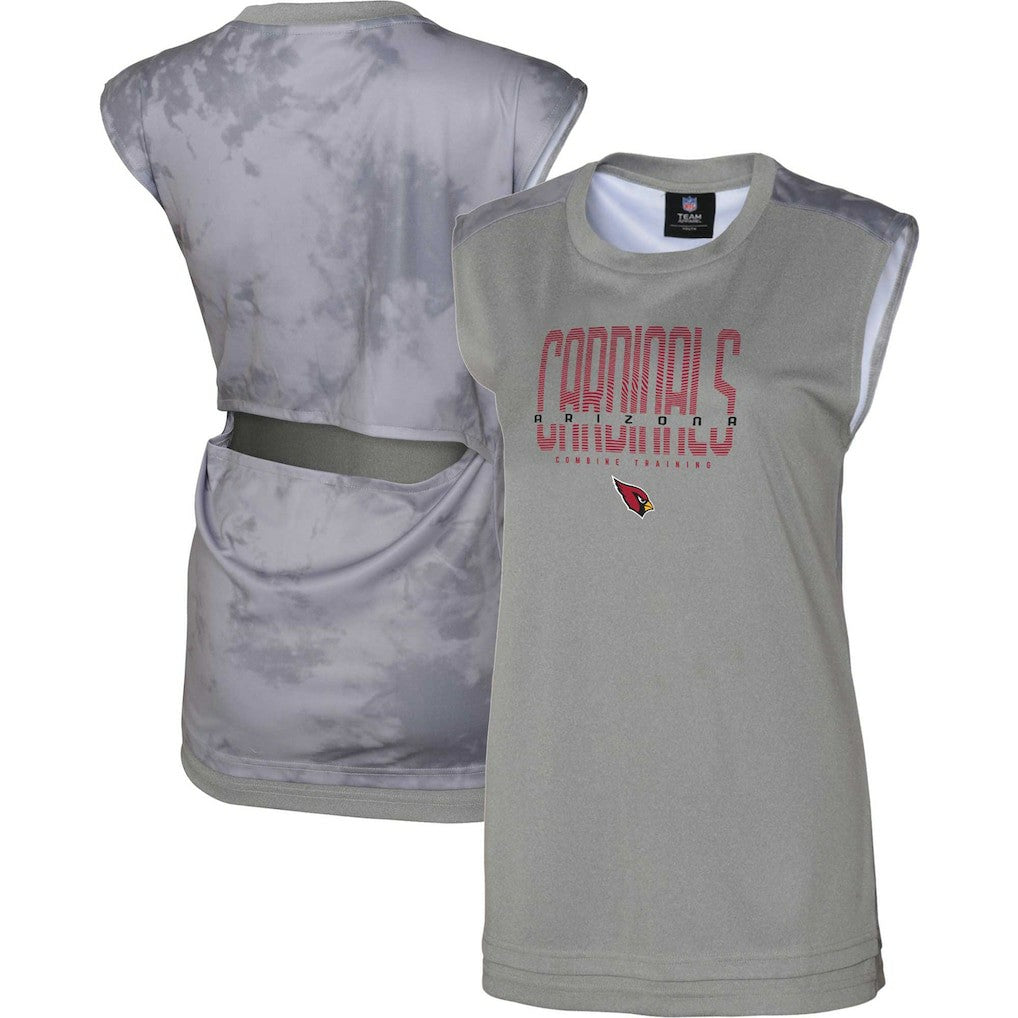 Arizona Cardinals Women's No Sweat Tank Top Gray