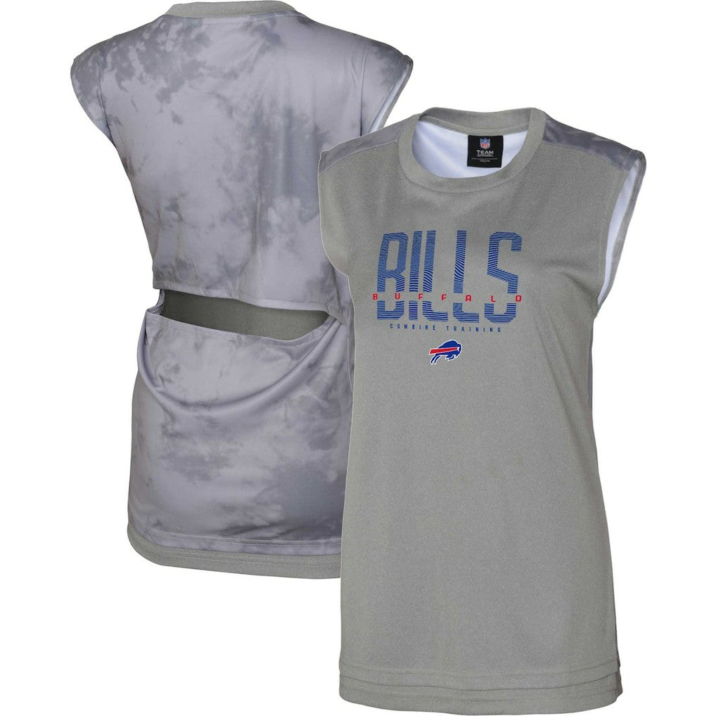 Buffalo Bills Women's No Sweat Tank Top Gray