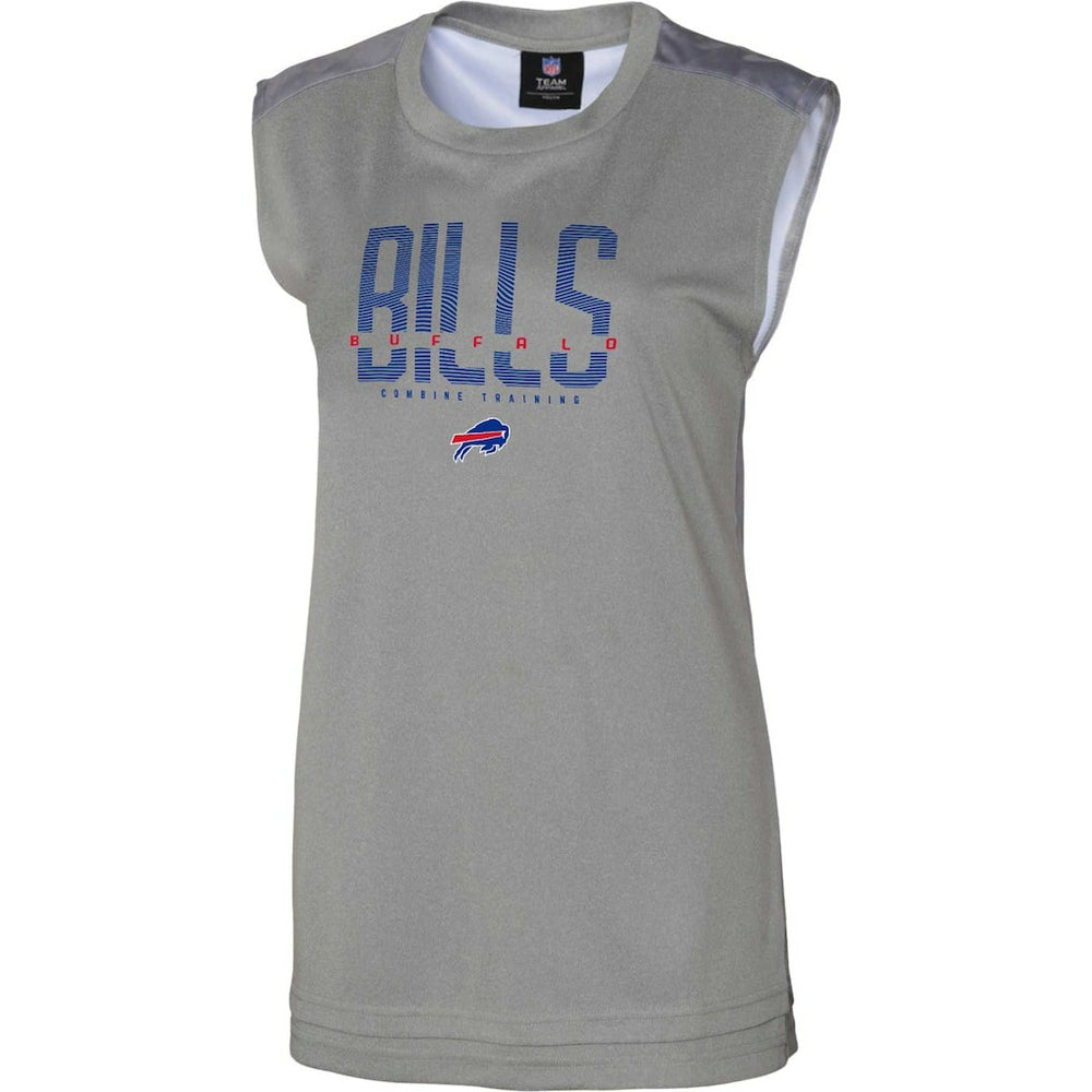 Buffalo Bills Women's No Sweat Tank Top Gray