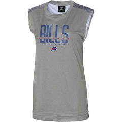 Buffalo Bills Women's No Sweat Tank Top Gray