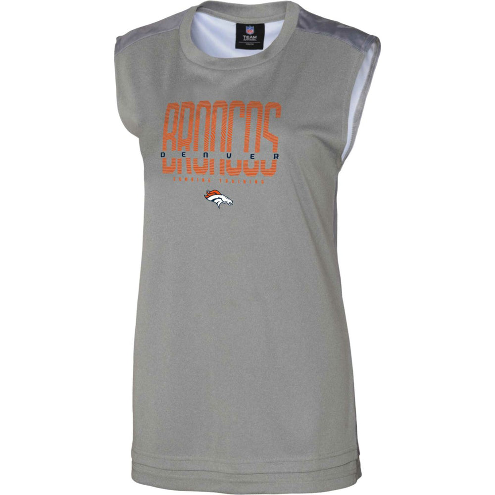 Denver Broncos Women's No Sweat Tank Top Gray