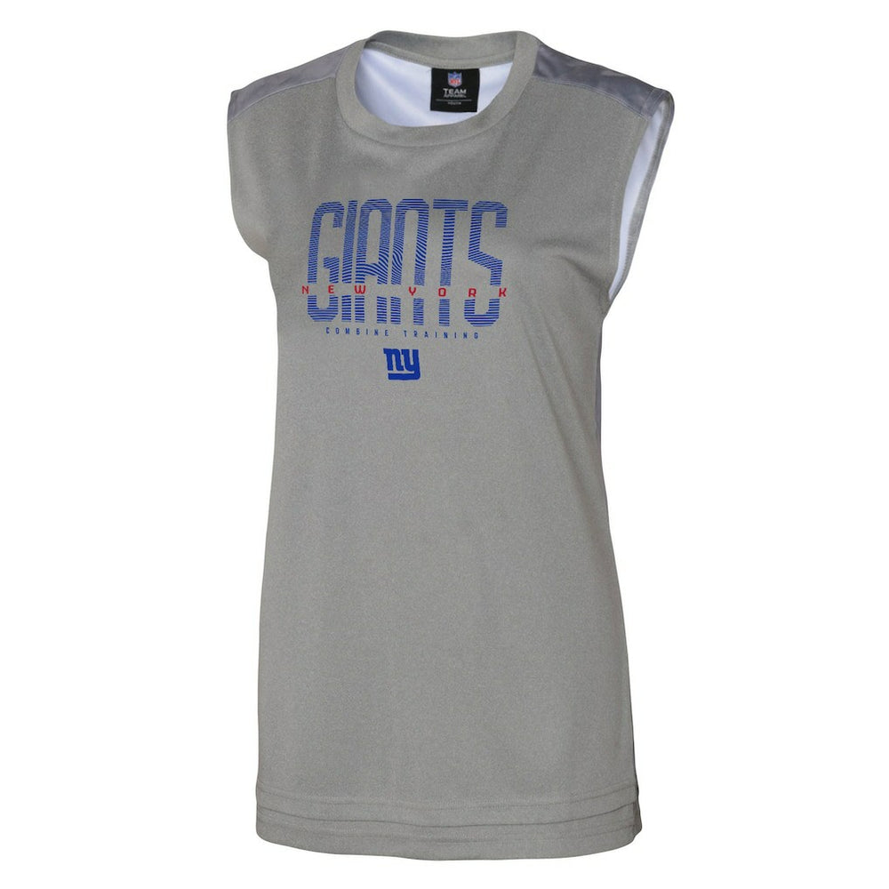 New York Giants Women's No Sweat Tank Top Gray