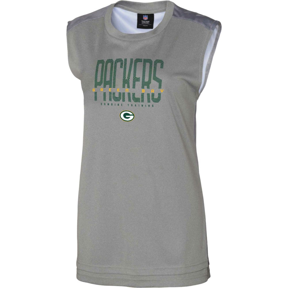 Green Bay Packers Women's No Sweat Tank Top Gray