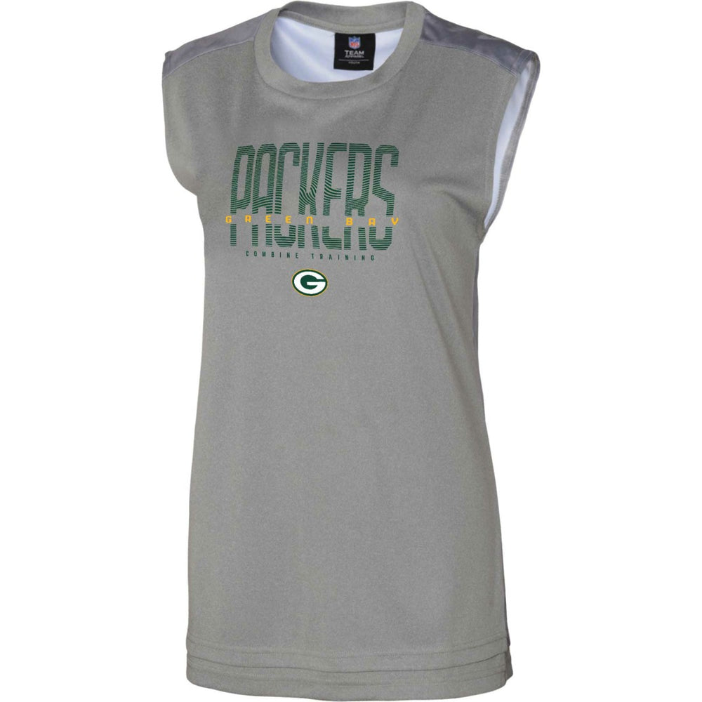 Green Bay Packers Women's No Sweat Tank Top Gray