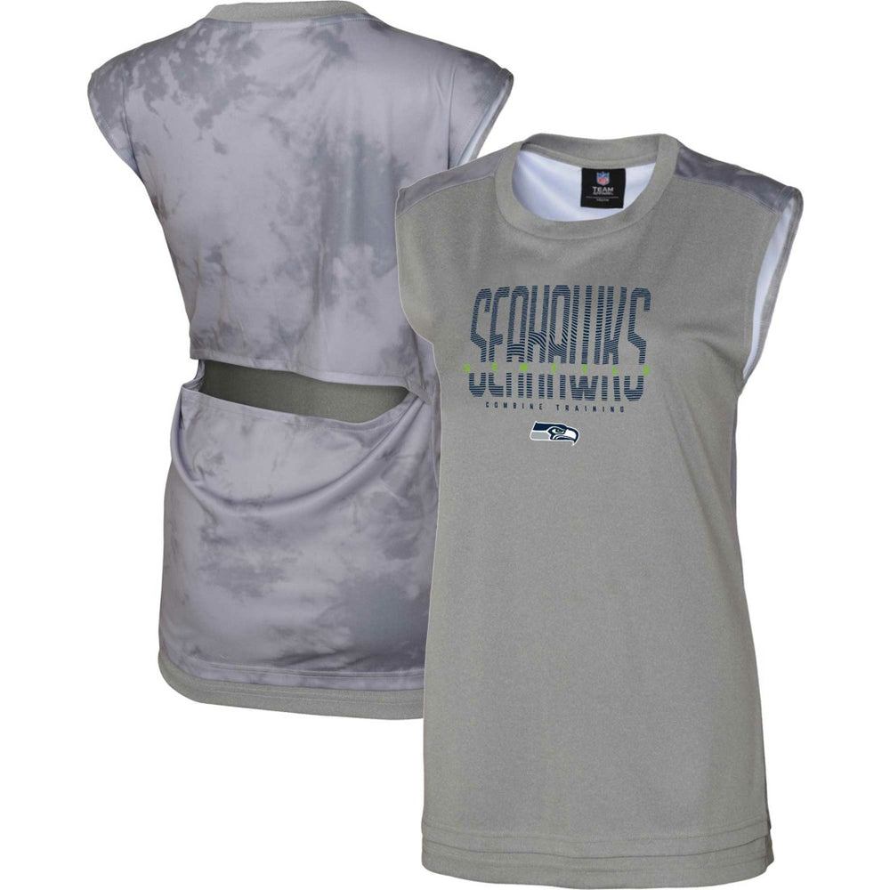 Seattle Seahawks Women's No Sweat Tank Top Gray