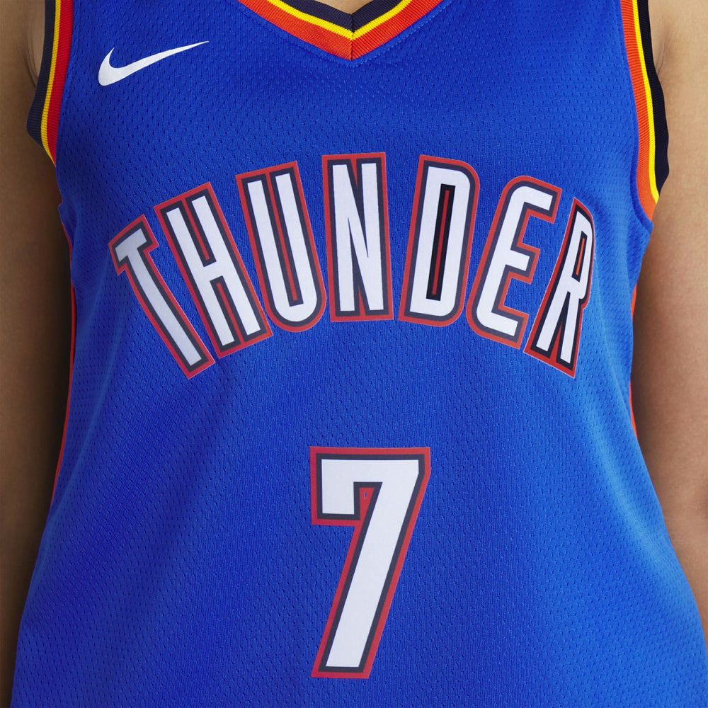 Chet Holmgren Oklahoma City Thunder Unisex 2022 NBA Draft First Round Pick Player Swingman Jersey Icon Edition Blue