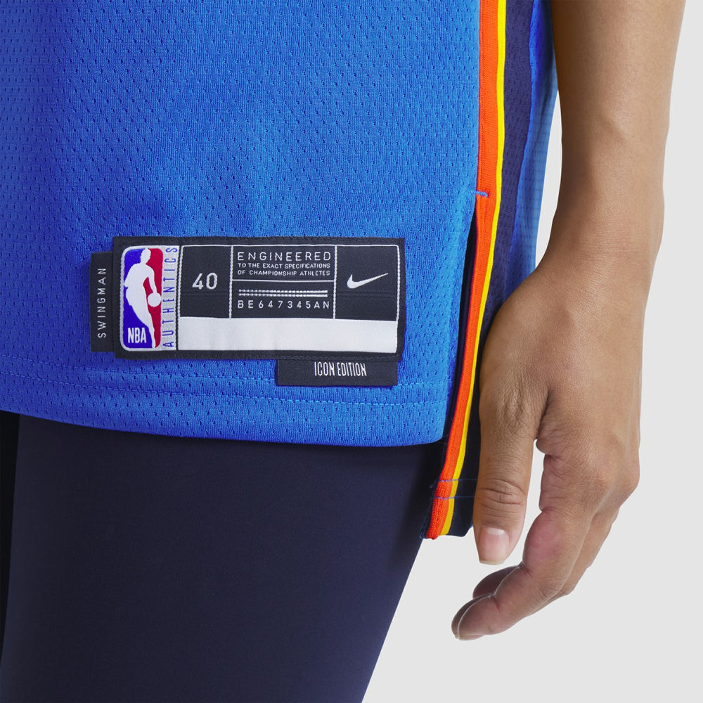 Chet Holmgren Oklahoma City Thunder Unisex 2022 NBA Draft First Round Pick Player Swingman Jersey Icon Edition Blue