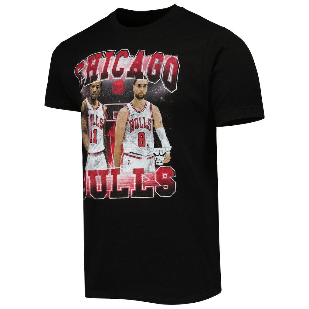DeMar DeRozan & Zach LaVine Chicago Bulls Stadium Essentials Unisex Player Duo T-Shirt Black