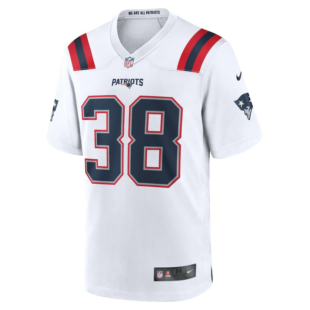 NFL Rhamondre Stevenson New England Patriots Game Player Jersey - White