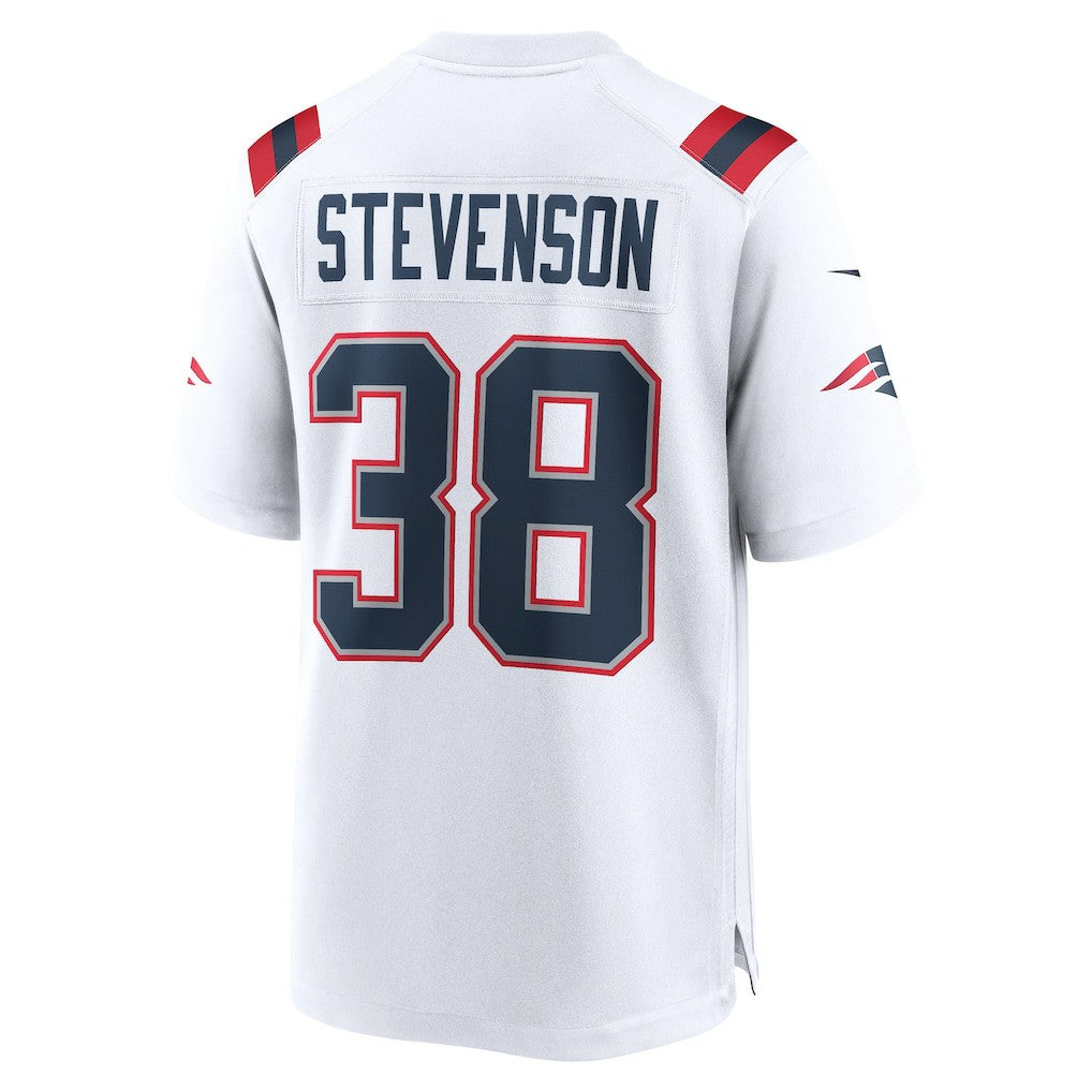 NFL Rhamondre Stevenson New England Patriots Game Player Jersey - White