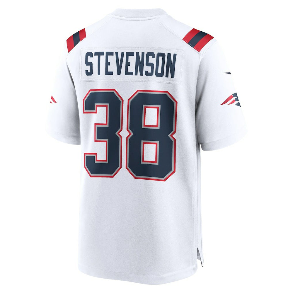 NFL Rhamondre Stevenson New England Patriots Game Player Jersey - White