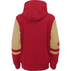 San Francisco 49ers Preschool Stadium Color Block Full-Zip Hoodie Scarlet