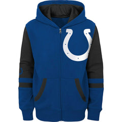Indianapolis Colts Preschool Stadium Color Block Full-Zip Hoodie Royal