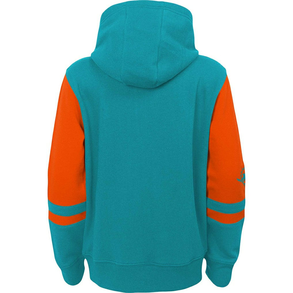 Miami Dolphins Preschool Stadium Color Block Full-Zip Hoodie Aqua