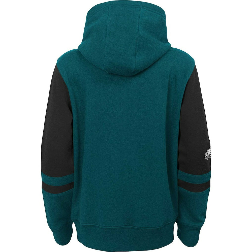 Philadelphia Eagles Preschool Stadium Color Block Full-Zip Hoodie Green