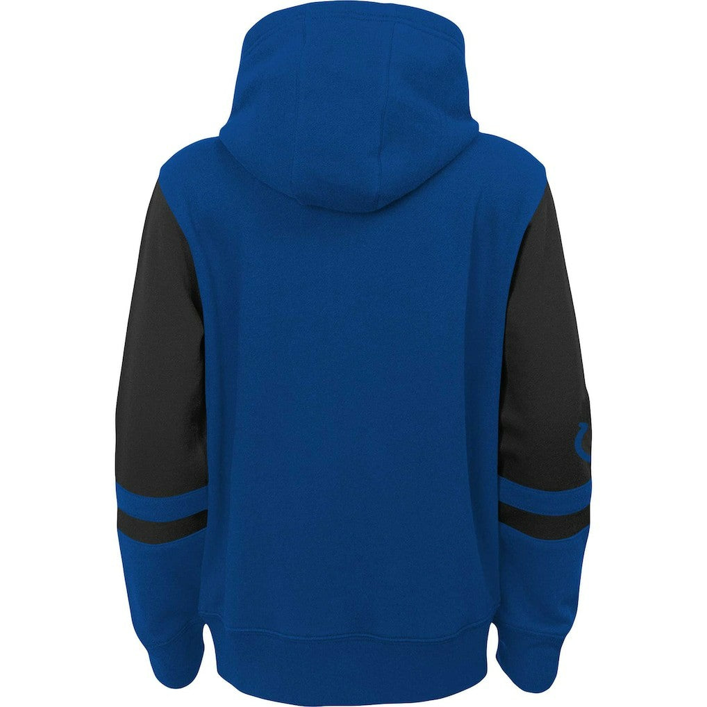 Indianapolis Colts Youth Colorblock Full-Zip Hoodie Royal