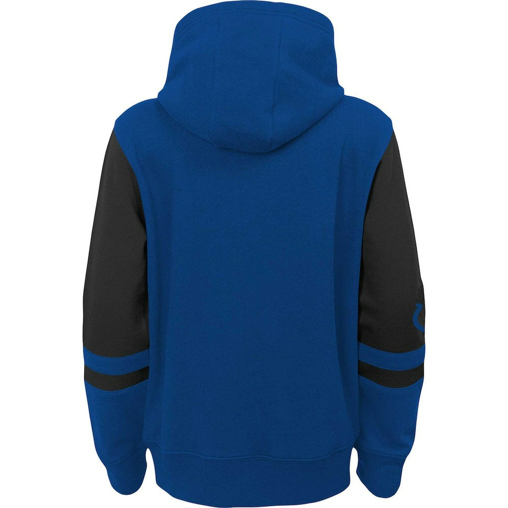 Indianapolis Colts Youth Colorblock Full-Zip Hoodie Royal