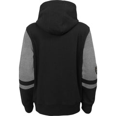Las Vegas Raiders Youth Colorblock Full-Zip Hoodie Black