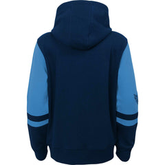Tennessee Titans Youth Colorblock Full-Zip Hoodie Navy