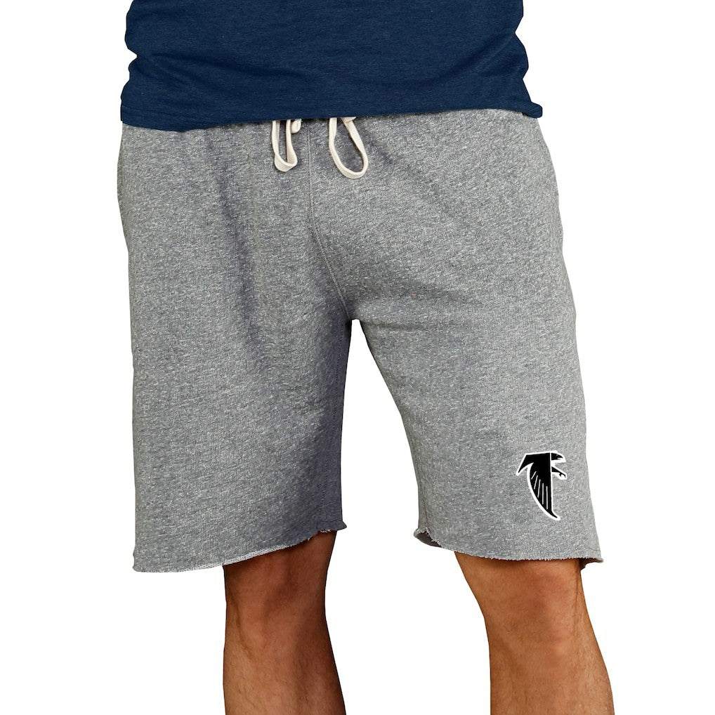 Atlanta Falcons Concepts Sport Throwback Logo Mainstream Terry Shorts Gray